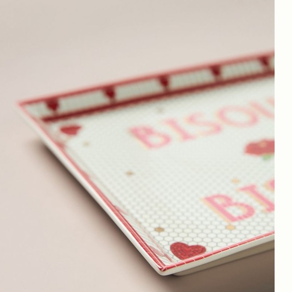 Anthropologie Bistro Tile Valentines Theme Vanity Tray NWT - Picture 3 of 10